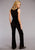 Stetson Womens Tank Top Velvet Black Poly/Spandex Jumpsuit