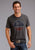 Stetson Unisex Grey Cotton Blend Dry Goods Circle S/S T-Shirt