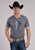 Stetson Unisex Hat Of The West Cowboy Grey 100% Cotton S/S T-Shirt