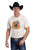 Stetson Unisex Bronc Rider Keep On Riding White 100% Cotton S/S T-Shirt