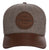 Stetson Unisex Born On The Twill Leather Patch Brown Wool Blend Trucker Cap