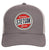 Stetson Unisex Western Goods Felt Patch Grey/White Cotton Blend Trucker Cap