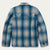 Stetson Womens Western Plaid Blazer Navy 100% Wool Wool Jacket