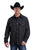 Stetson Mens Western Shirt Charcoal Wool Blend Wool Jacket