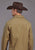 Stetson Mens Solid Canvas Camel Cotton Blend Cotton Jacket