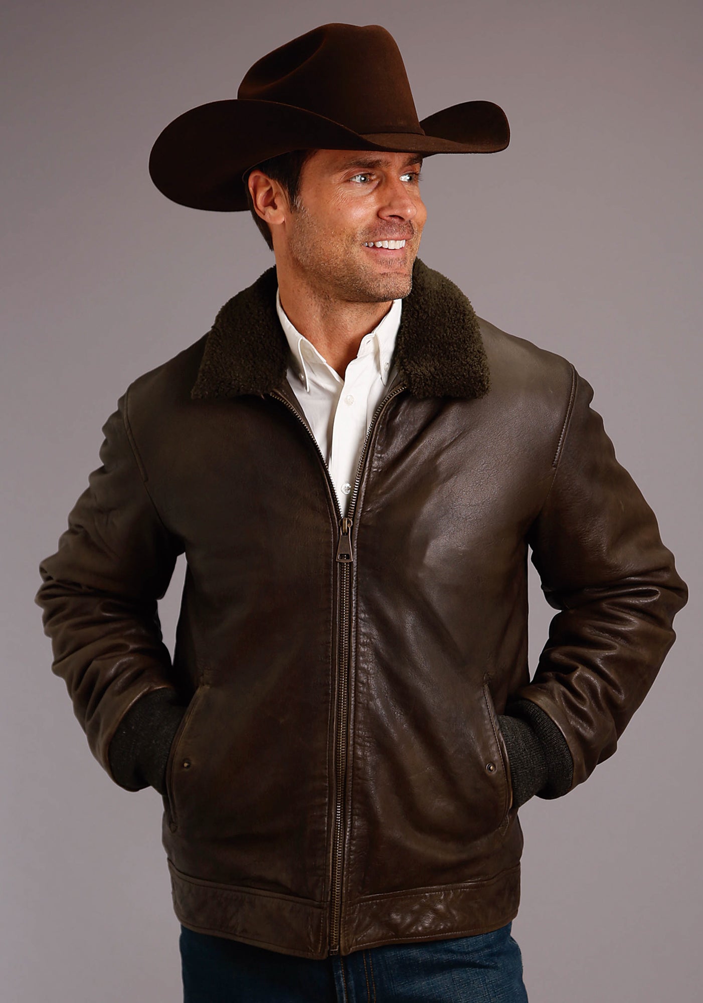 Western leather jackets top
