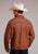 Stetson Mens Jean Caramel Brown Leather Leather Jacket