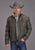 Stetson Mens Quilted Brown 100% Nylon Insulated Jacket