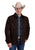 Stetson Mens Snap Front Shirt Chocolate Suede Leather Jacket