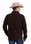 Stetson Mens Snap Front Shirt Chocolate Suede Leather Jacket