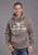 Stetson Mens American Heritage Brown Cotton Blend Hoodie