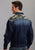Stetson Mens Camo Back Yoke Blue 100% Cotton Jacket