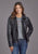 Stetson Womens Smooth Jean Style Black Leather Leather Jacket