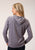 Stetson Womens Trees in Circle Grey Cotton Blend Hoodie