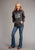 Stetson Womens Way Out West Grey Cotton Blend Hoodie