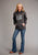 Stetson Womens Way Out West Grey Cotton Blend Hoodie