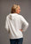 Stetson Womens Round Up Oatmeal Cotton Blend Hoodie