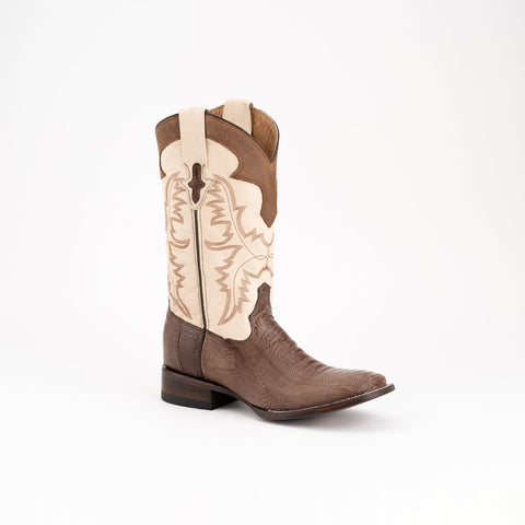 Ferrini Mens Nash Brown Ostrich Leg Cowboy Boots