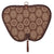 American West Womens Padded Large Chocolate Brown Leather Pistol Case