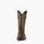 Ferrini Mens Pinto Kango/Chocolate Ostrich Skin Cowboy Boots