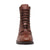 AdTec Mens Chestnut 9in Packer Full Grain Leather Work Boots 9.5 W