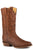 Stetson Mens Sharp Brown Leather Cowboy Boots
