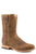 Stetson Mens Puncher Oily Brown Leather Cowboy Boots