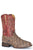 Stetson Mens Predator Brown/Red Pirarucu Cowboy Boots
