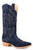 Stetson Womens Casey Blue Suede Cowboy Boots