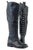 Stetson Womens Era 18in OTK Black Leather Fashion Boots