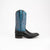 Ferrini Mens Gunner Black/Blue Leather Cowboy Boots