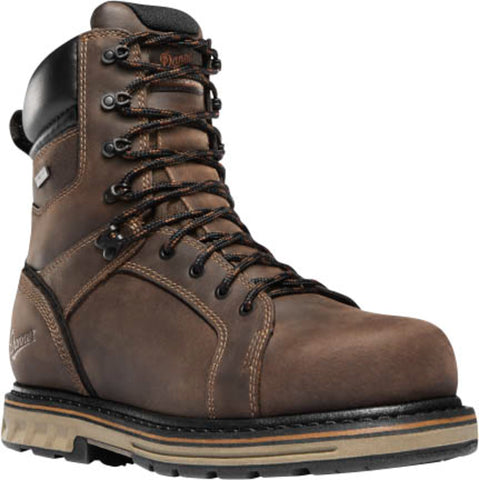 Danner Steel Yard Mens Brown Leather 8in ST WP Work Boots
