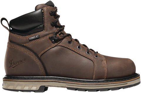 Danner Steel Yard Mens Brown Leather 6in WP Work Boots