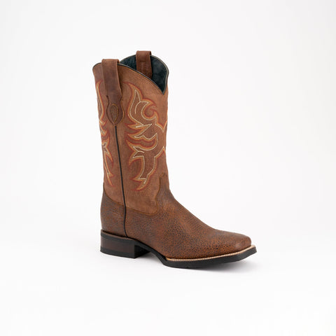 Ferrini Mens Toro Brandy Leather Cowboy Boots