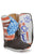 Tin Haul Infant Unisex American Mini Brown Multi Leather Cowboy Boots