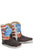Tin Haul Infant Unisex American Mini Brown Multi Leather Cowboy Boots