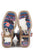 Tin Haul Kids Unisex Awesome Aztec Bull Skull Brown/Blue Leather Cowboy Boots
