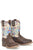 Tin Haul Kids Girls Geronimo Tan Leather Cowboy Boots
