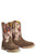 Tin Haul Boys Cowboy Rider Brown Leather Cowboy Boots