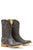Tin Haul Mens Black Leather Latidudes Team Rodeo Cowboy Boots 8 D