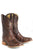 Tin Haul Mens Sharp As Ever Brown Leather Countryside Cowboy Boots