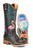 Tin Haul Womens Flamingo Trailerhood Black Leather Cowboy Boots