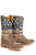 Tin Haul Womens American Woman Shoot Multi-Color Leather Cowboy Boots