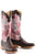 Tin Haul Womens Pinktalicious Brown Leather Cowboy Boots