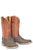 Tin Haul Womens Weaving Time Multi-Color Leather Cowboy Boots