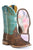 Tin Haul Womens Weavealicious Brown Leather Cowboy Boots