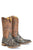 Tin Haul Womens Paisley Python Multi-Color Leather Cowboy Boots