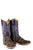 Tin Haul Womens Sizzling Aztec Purple Leather Cowboy Boots