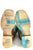 Tin Haul Womens Crucifix Brown/Turquoise Leather Blessed Cowboy Boots