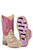Tin Haul Girls Shiny Cat Cheetah Multi-Color Leather Cowboy Boots